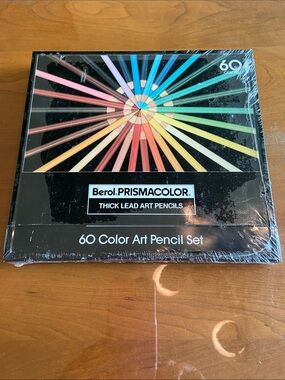 Vintage 1980’s Berol Prismacolor 60 Pencil Tin Set 960 Factory Sealed NOS USA